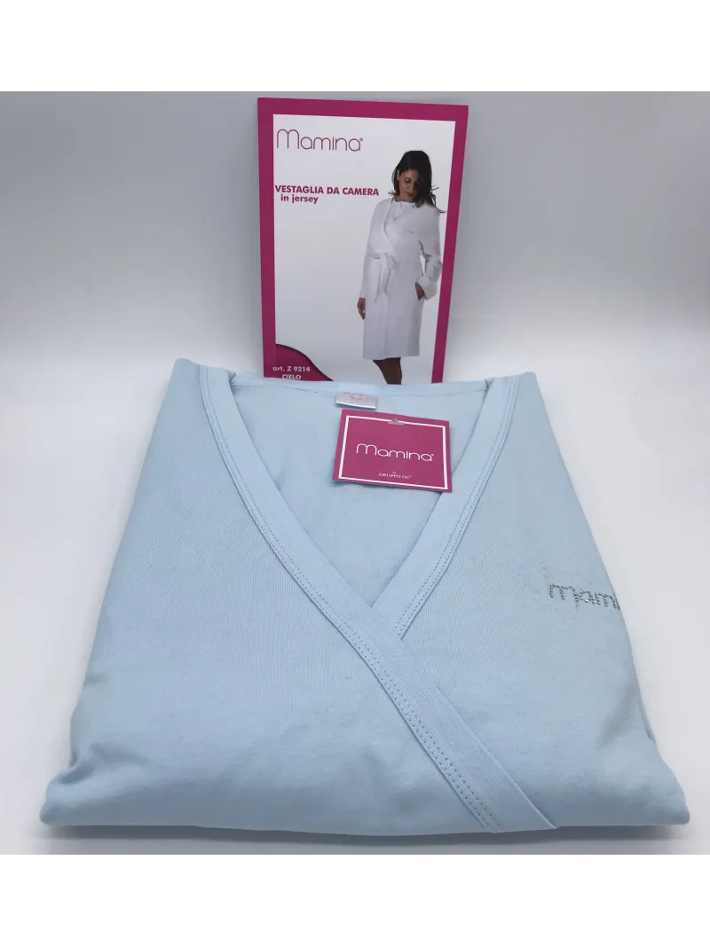 Acquista ora VESTAGLIA CLINICA DONNA MANICA LUNGA COTONE PREMAMAN MAMINA 9214/04 su nonsolointimo1994.com