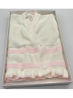 INCROCIATINO GOLFINO NEONATA LANA NANCY BABY 779/2