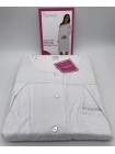 CAMICIA DA NOTTE CLINICA DONNA APERTA AVANTI MANICA LUNGA COTONE 100% MAMINA 9193/01