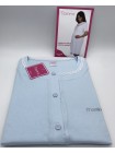 CAMICIA DA NOTTE CLINICA DONNA APERTA AVANTI MEZZA MANICA MAMINA 9120/04