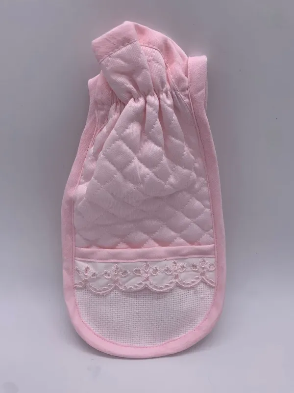 PORTA BIBERON COTONE TELA AIDA TENERI BEBE' art.9
