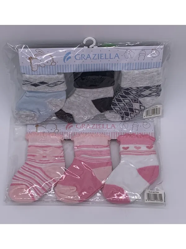 Vendita CALZINI NEONATO COTONE 3 PEZZI MAFER
