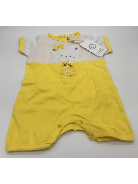 Vendita TUTINA PAGLIACCETTO CORTA NEONATO FEMMINA COTONE PASTELLO 2