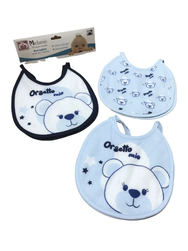 Vendita BAVETTE PICCOLE SPUGNA ELASTICO 6 PEZZI ROBY BABY