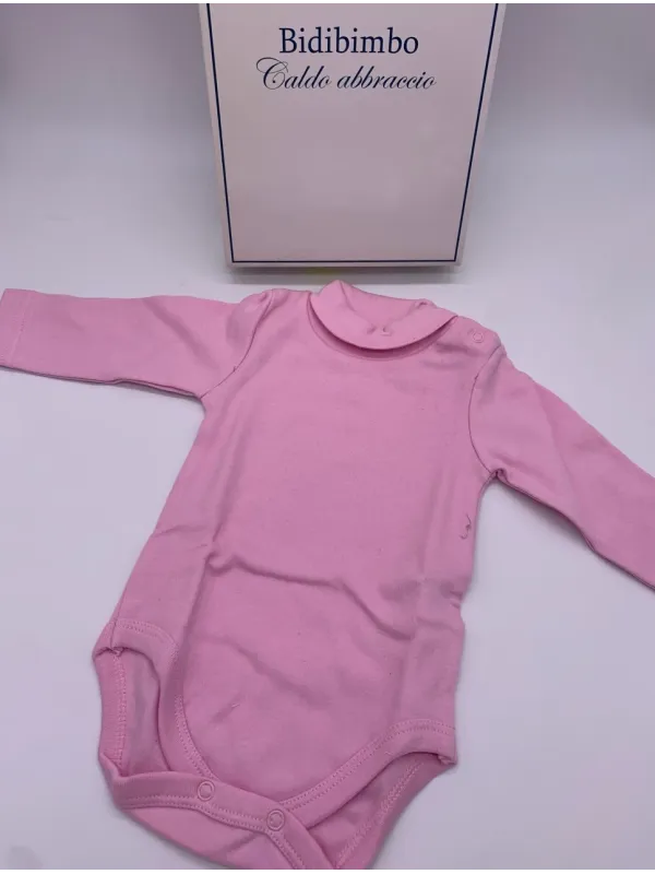 BODY LUPETTO CALDO COTONE UNISEX NEONATO NEONATA BIDIBIMBO b100