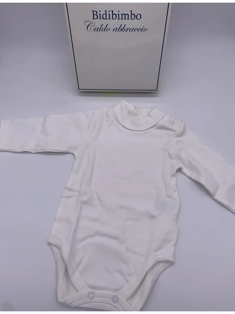 BODY LUPETTO CALDO COTONE UNISEX NEONATO NEONATA BIDIBIMBO b100