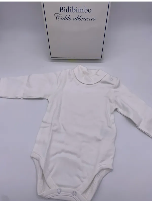 BODY LUPETTO CALDO COTONE UNISEX NEONATO NEONATA BIDIBIMBO b100