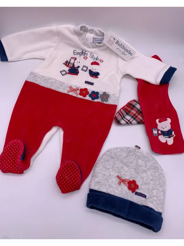 Vendita TUTINA NEONATO MASCHIO DUE PEZZI CON PIEDINO COTONE MANICA LUNGA DISNEY