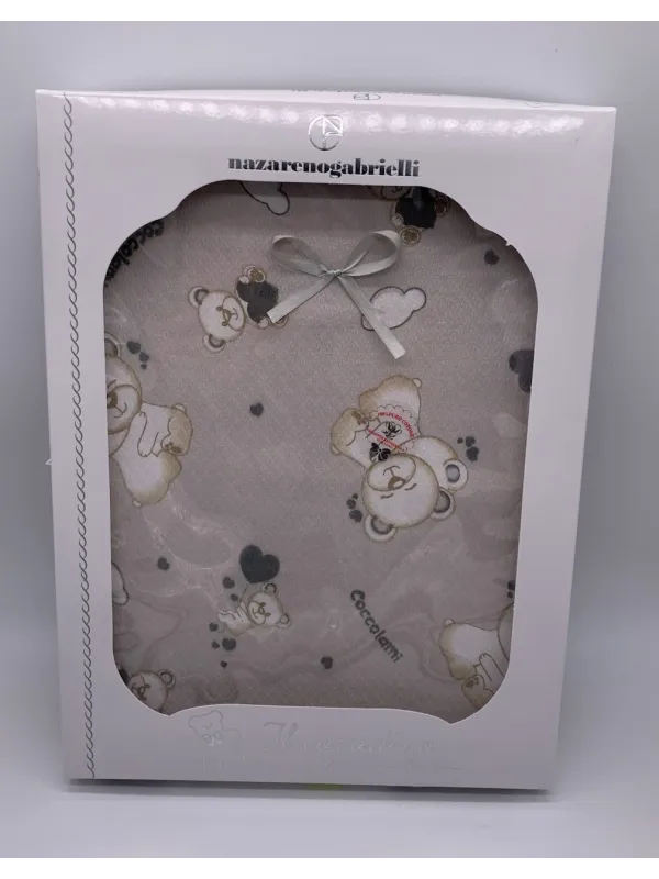 Acquista ora COPERTINA CARROZZINO NEONATO NEONATA UNISEX 70x90 PIQUET COTONE 100% MADE IN ITALY NAZARENO GABRIELLI ng262 su nons