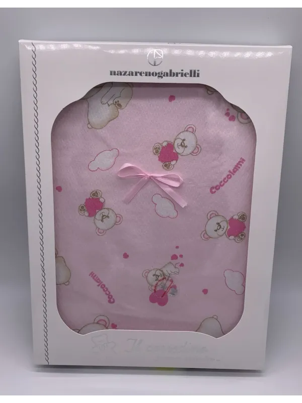 Acquista ora COPERTINA CARROZZINO NEONATO NEONATA UNISEX 70x90 PIQUET COTONE 100% MADE IN ITALY NAZARENO GABRIELLI ng262 su nons