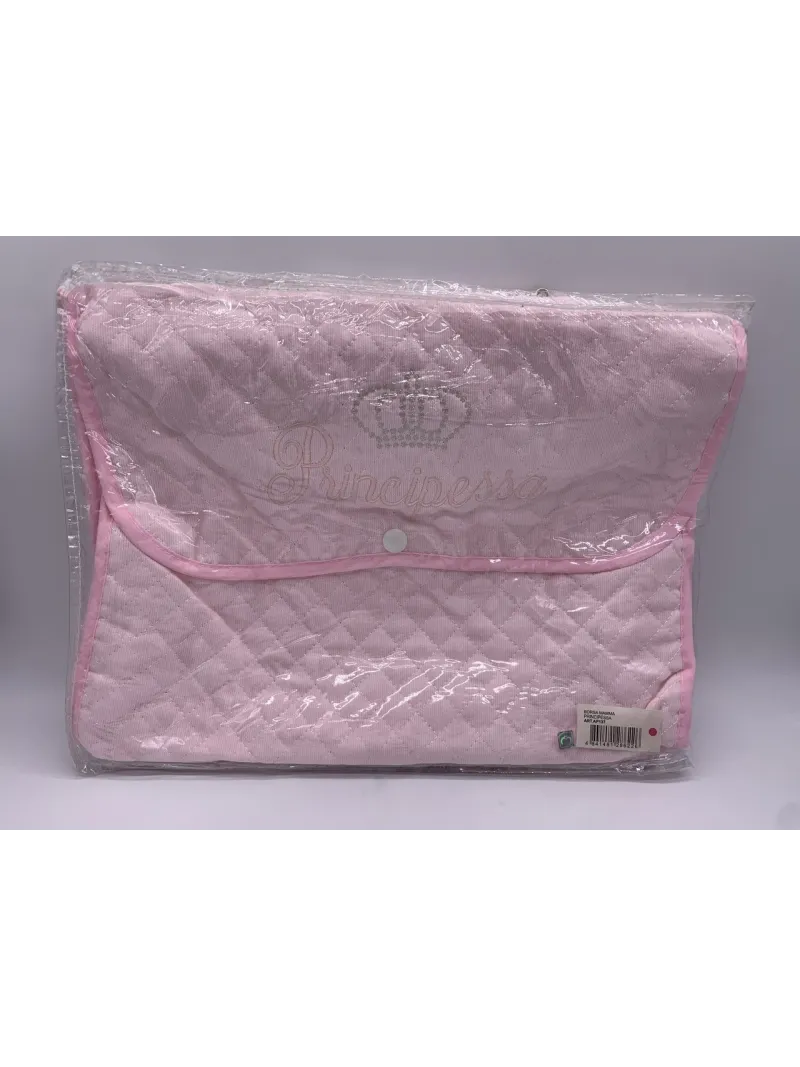 BORSA MAMMA PORTAOGGETTI MISURA GRANDE BEBE' PRINCIPINO PRINCIPESSA MELANIE AP137