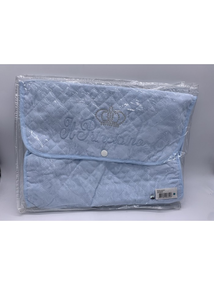 BORSA MAMMA PORTAOGGETTI MISURA GRANDE BEBE' PRINCIPINO PRINCIPESSA MELANIE AP137