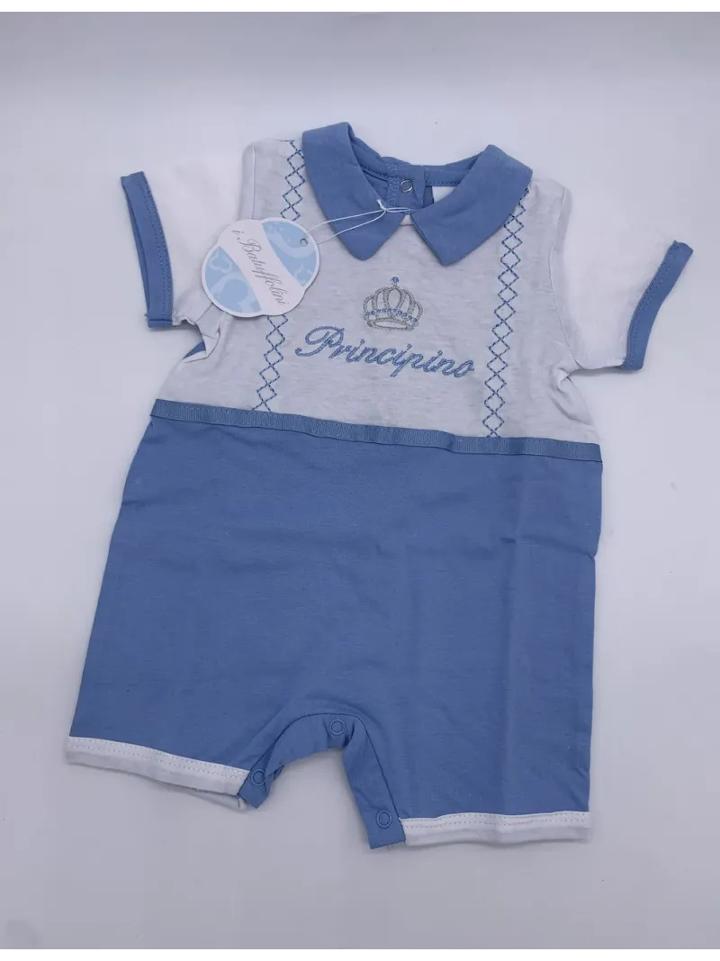 Vendita TUTINA PAGLIACCETTO CORTO NEONATO MASCHIO COTONE PASTELLO