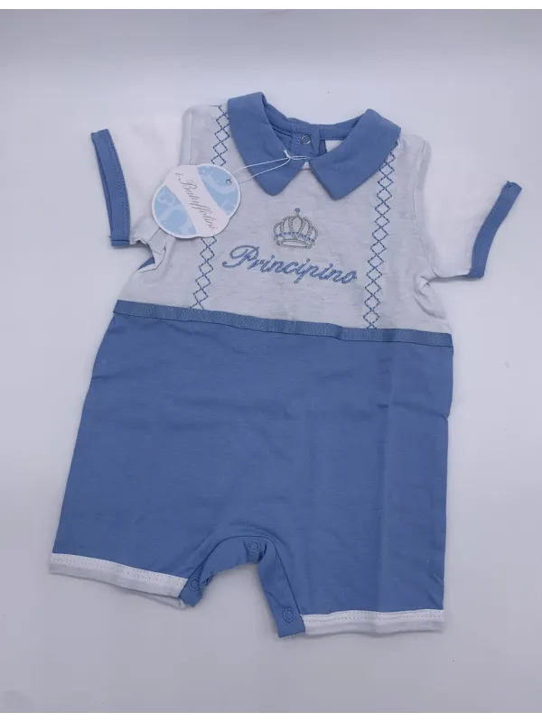 Vendita TUTINA PAGLIACCETTO CORTO NEONATO MASCHIO COTONE PASTELLO
