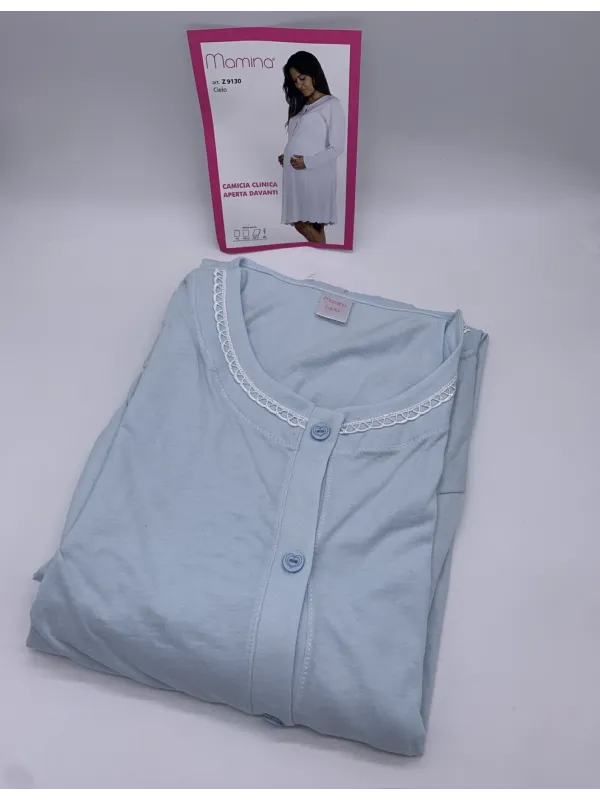 Vendita CAMICIA CLINICA DONNA APERTA DAVANTI MANICA LUNGA MAMINA