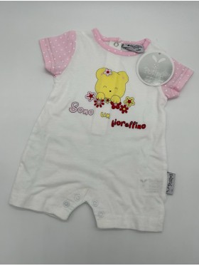 Vendita TUTINA PAGLIACCETTO CORTA NEONATO FEMMINA COTONE PASTELLO 2