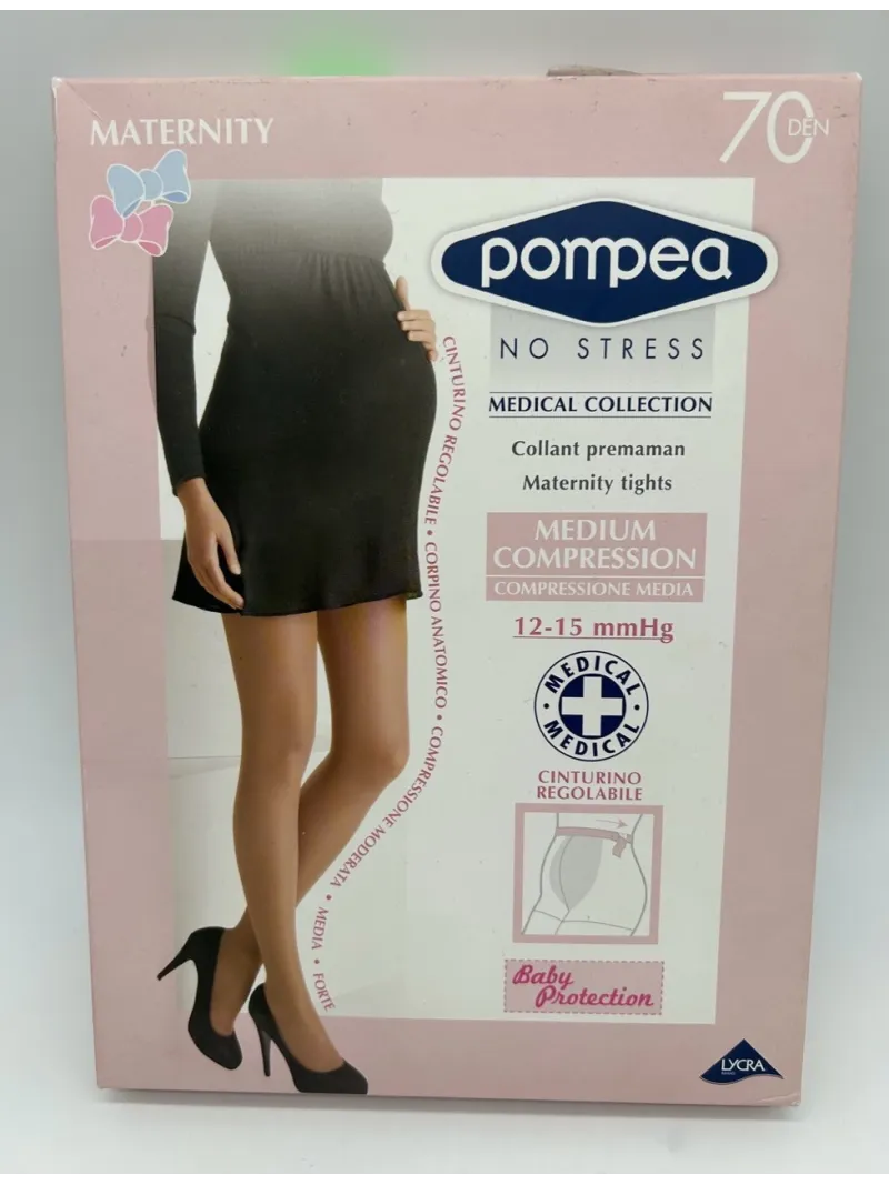 Acquista ora COLLANT CALZA PREMAMAN ALTO IN VITA CON CINTURINO REGOLABILE 70 DEN MATERNITY COLLECTION COMPRESSIONE MEDIA NO STRE