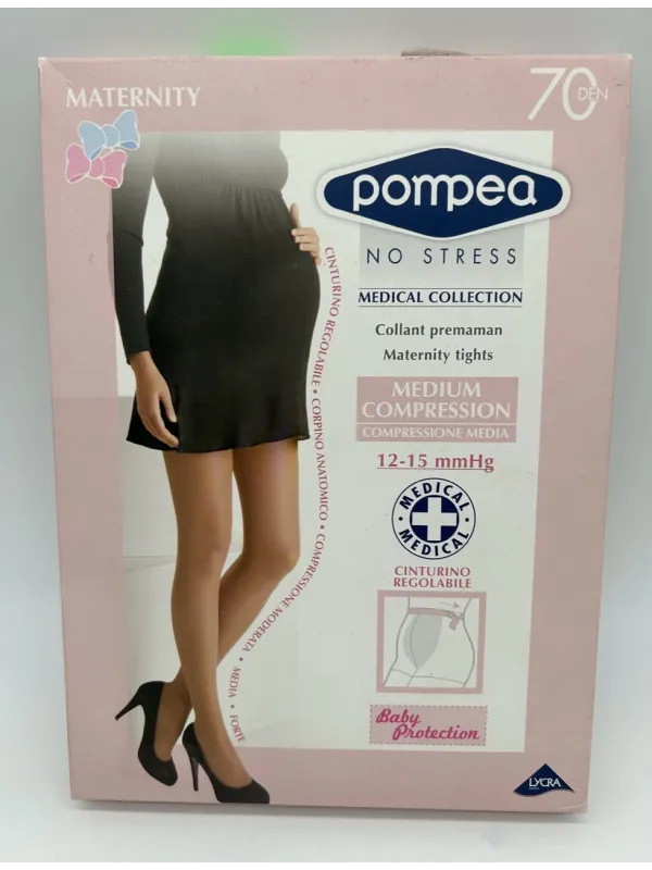 Acquista ora COLLANT CALZA PREMAMAN ALTO IN VITA CON CINTURINO REGOLABILE 70 DEN MATERNITY COLLECTION COMPRESSIONE MEDIA NO STRE