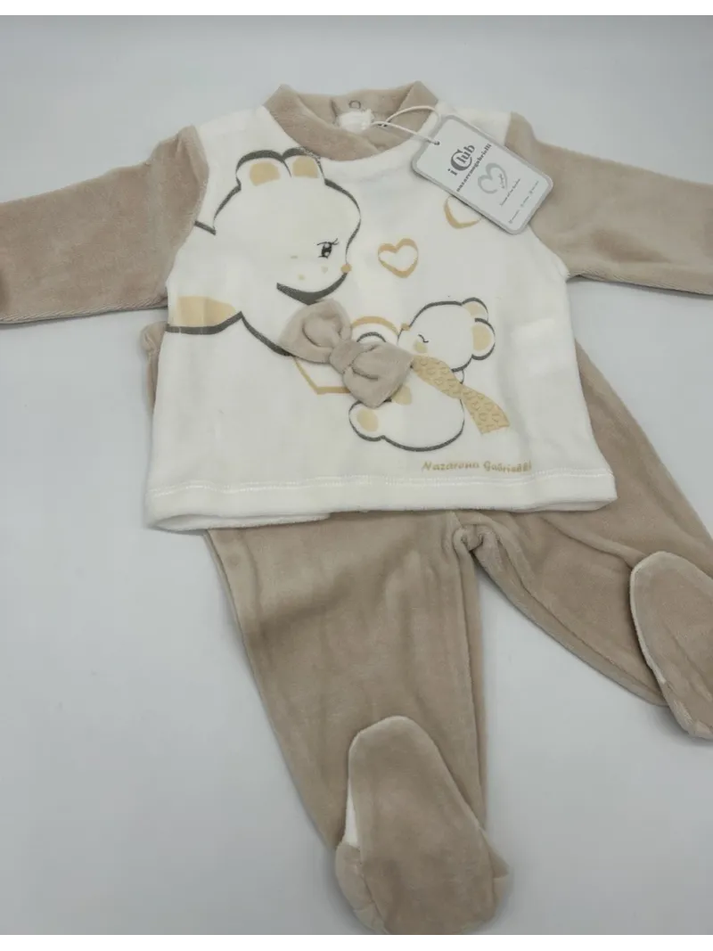 Vendita TUTINA MANICA LUNGA DUE PEZZI COTONE NEONATO FEMMINA IRGE