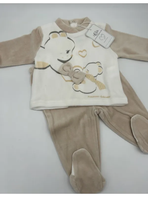 Vendita TUTINA MANICA LUNGA DUE PEZZI COTONE NEONATO FEMMINA IRGE