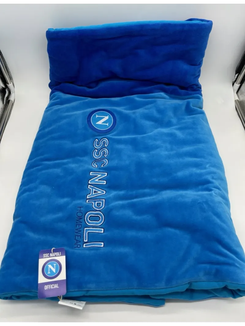 Acquista ora COPERTA CARROZZINO FODERATA CINIGLIA NEONATO ZERO&CO. SSC NAPOLI CONN21 su nonsolointimo1994.com