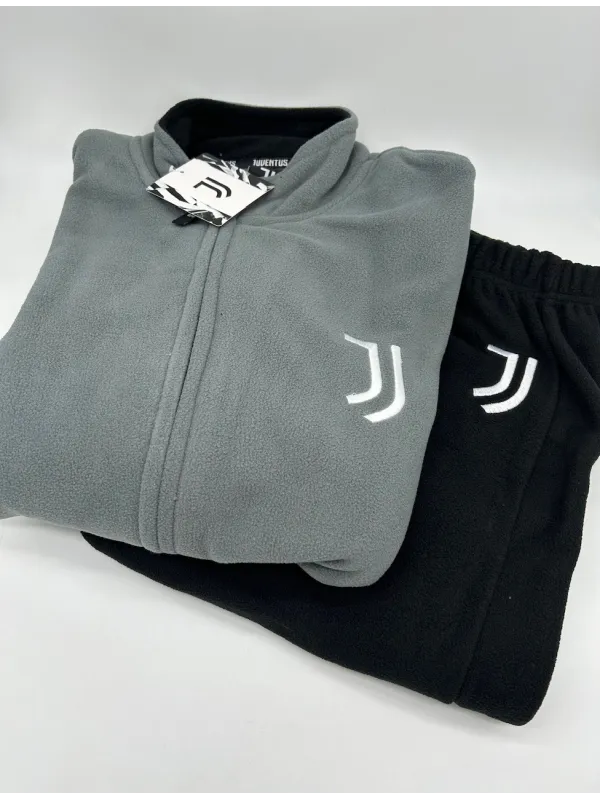 Acquista ora PIGIAMA TUTA UOMO PILE FULL ZIP MANICA LUNGA HERMET FC JUVENTUS B2JU14119.021 su nonsolointimo1994.com