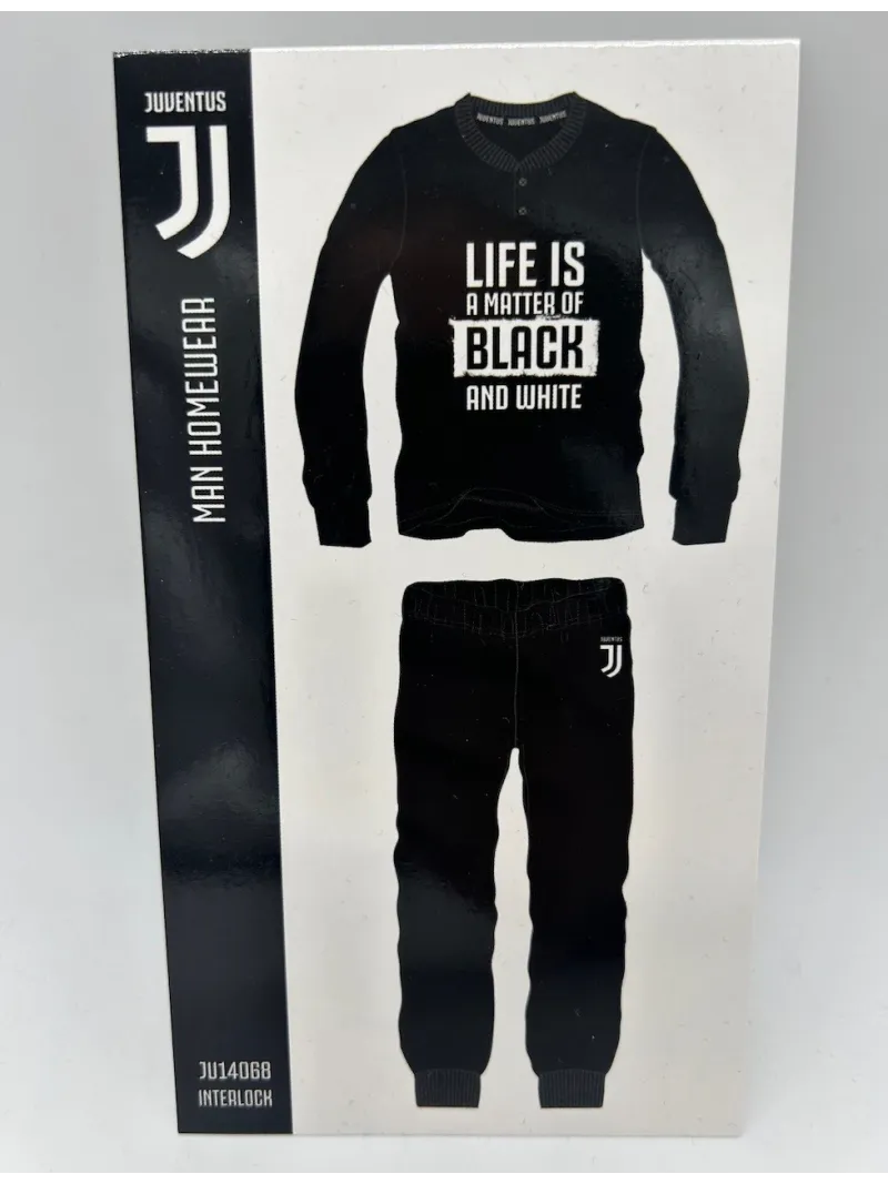 PIGIAMA UOMO CALDO COTONE MANICA LUNGA SICEM FC JUVENTUS JU14068.02