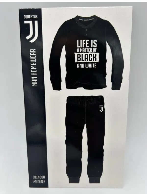 PIGIAMA UOMO CALDO COTONE MANICA LUNGA SICEM FC JUVENTUS JU14068.02