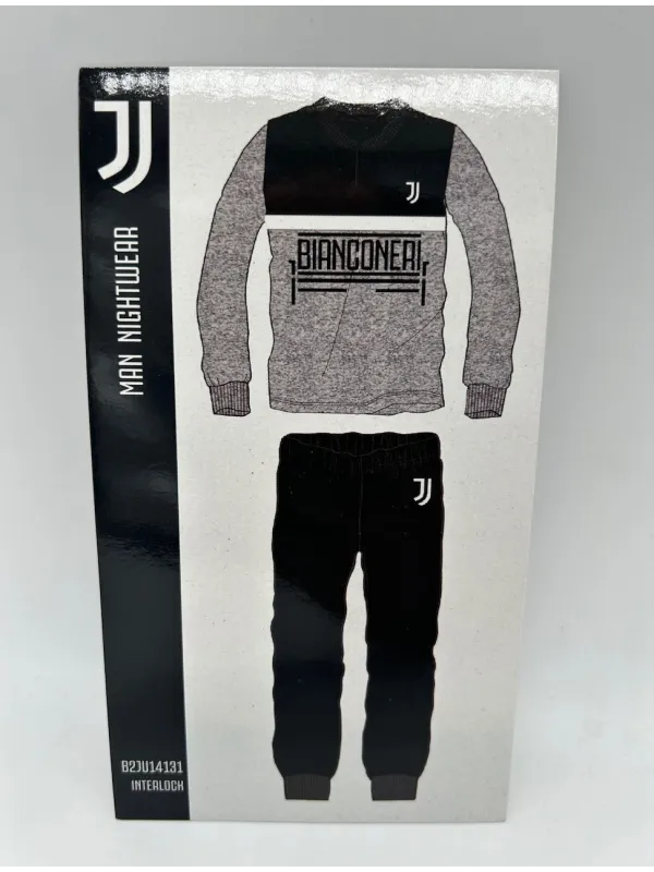 Acquista ora PIGIAMA UOMO CALDO COTONE MANICA LUNGA FC JUVENTUS B2JU14131.030 su nonsolointimo1994.com