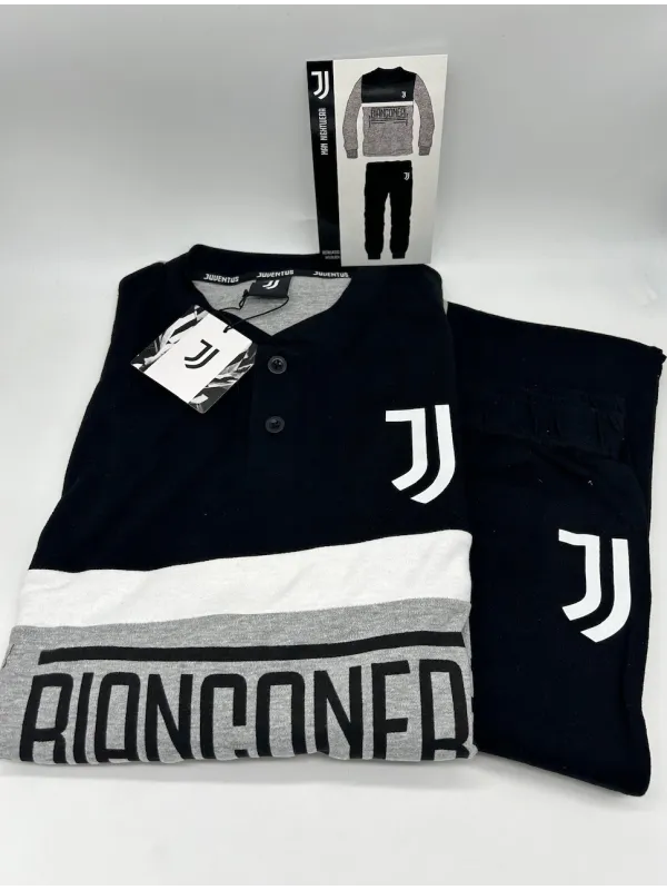 Acquista ora PIGIAMA UOMO CALDO COTONE MANICA LUNGA FC JUVENTUS B2JU14131.030 su nonsolointimo1994.com