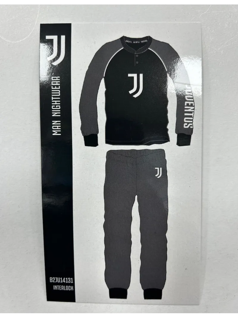 Acquista ora PIGIAMA UOMO CALDO COTONE MANICA LUNGA FC JUVENTUS B2JU14131.001 su nonsolointimo1994.com
