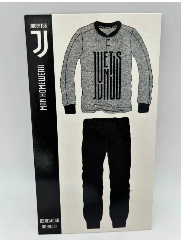 Acquista ora PIGIAMA UOMO CALDO COTONE MANICA LUNGA SICEM FC JUVENTUS B2JU14086.030 su nonsolointimo1994.com