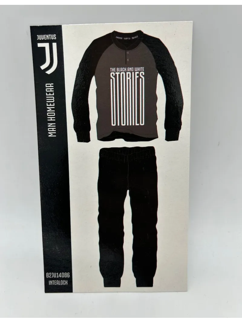 Acquista ora PIGIAMA UOMO CALDO COTONE MANICA LUNGA SICEM FC JUVENTUS B2JU14086.021 su nonsolointimo1994.com