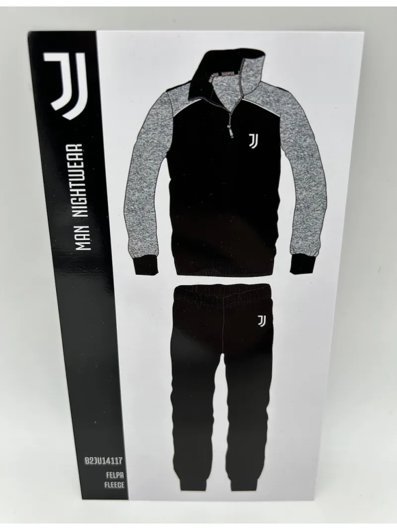 Acquista ora TUTA UOMO FELPA MEZZA ZIP MANICA LUNGA SICEM FC JUVENTUS B2JU14117.001 su nonsolointimo1994.com