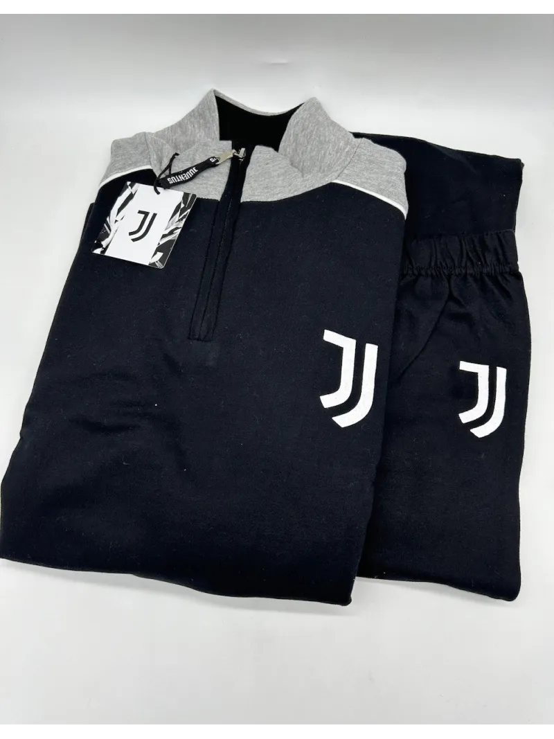 Acquista ora TUTA UOMO FELPA MEZZA ZIP MANICA LUNGA SICEM FC JUVENTUS B2JU14117.001 su nonsolointimo1994.com