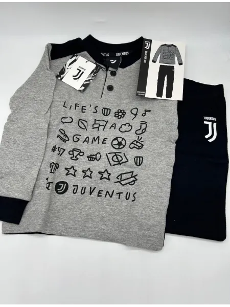 PIGIAMA BAMBINO CALDO COTONE MANICA LUNGA SICEM FC JUVENTUS B2JU16060 2