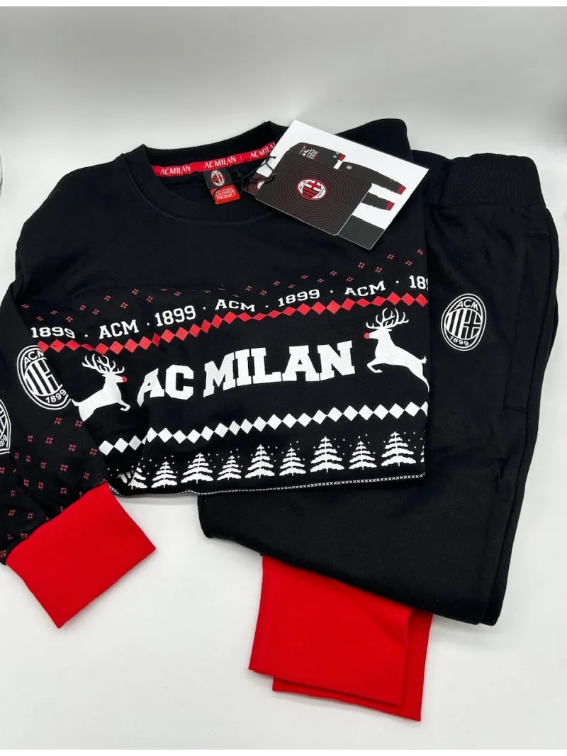 Acquista ora TUTA UOMO FELPA GIROCOLLO MANICA LUNGA MERRY CHRISTMAS LIMITED EDITION AC MILAN PIGMF10N001 su nonsolointimo1994.co