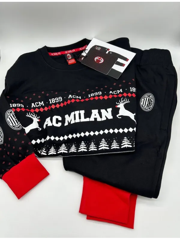 Acquista ora TUTA UOMO FELPA GIROCOLLO MANICA LUNGA MERRY CHRISTMAS LIMITED EDITION AC MILAN PIGMF10N001 su nonsolointimo1994.co