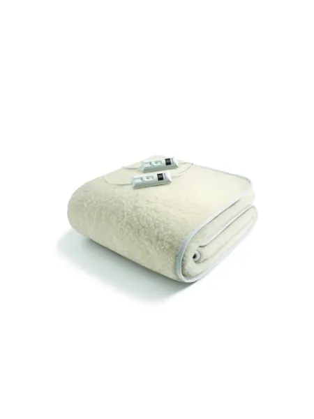 SCALDASONNO ELETTRICO CLASSIC 50% LANA E MERINOS LETTO SINGOLO 150x80cm made in italy IMETEC 16278 2