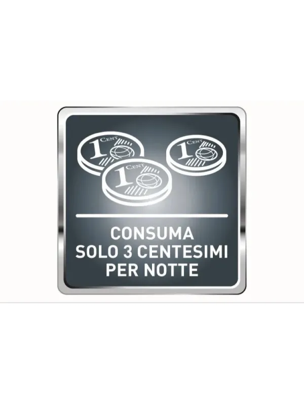 SCALDASONNO ELETTRICO CLASSIC 50% LANA E MERINOS LETTO SINGOLO 150x80cm made in italy IMETEC 16278